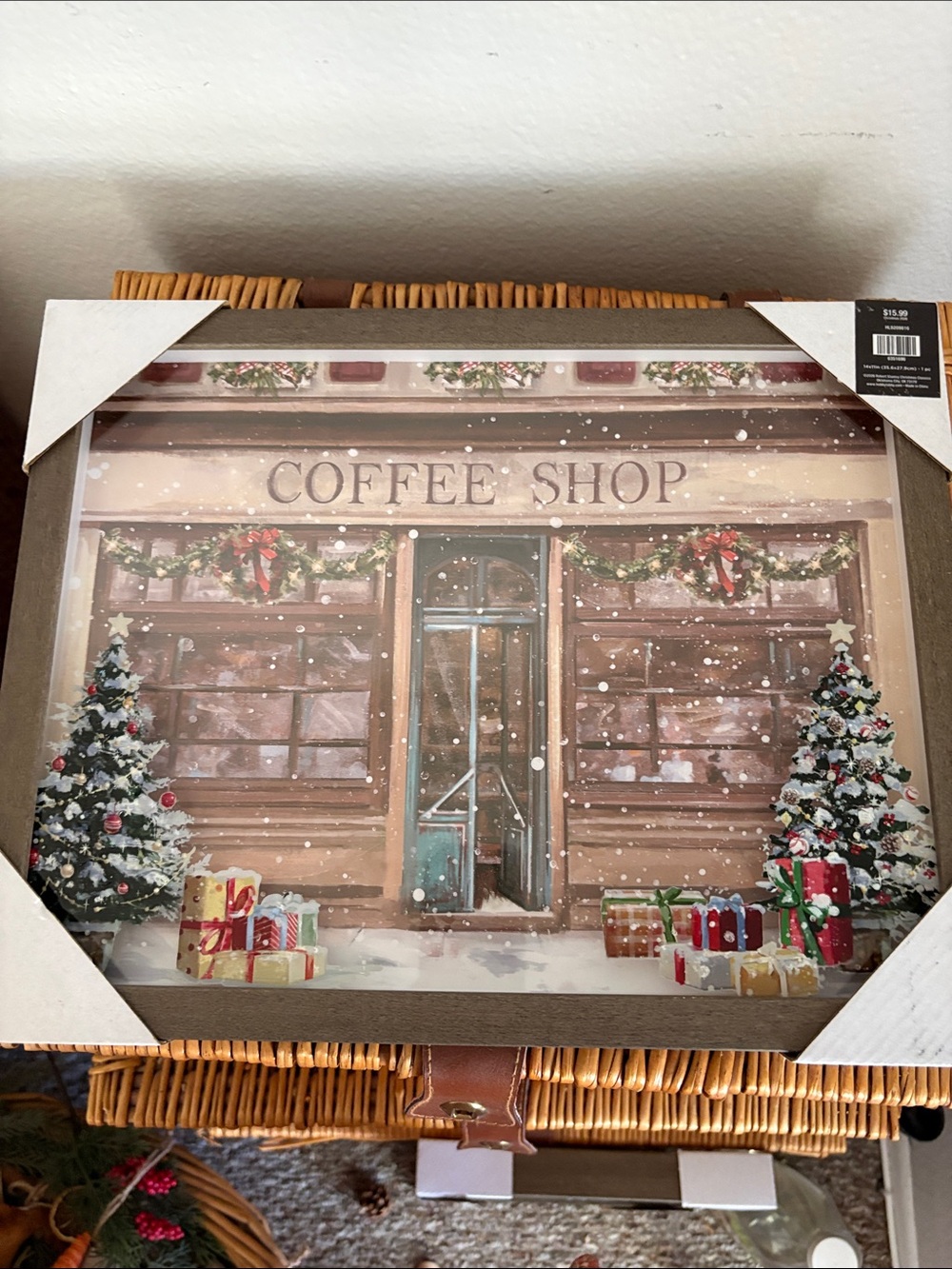 Coffee Shop Holiday Print New Hobby Lobby